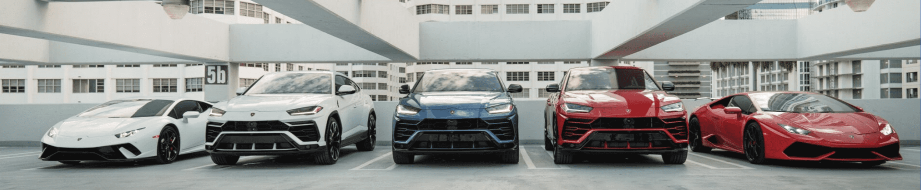 Luxury car on Miami beach